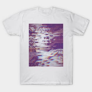 Abstract Glitch Statue Of David ††† Nihilist Aesthetic Design T-Shirt